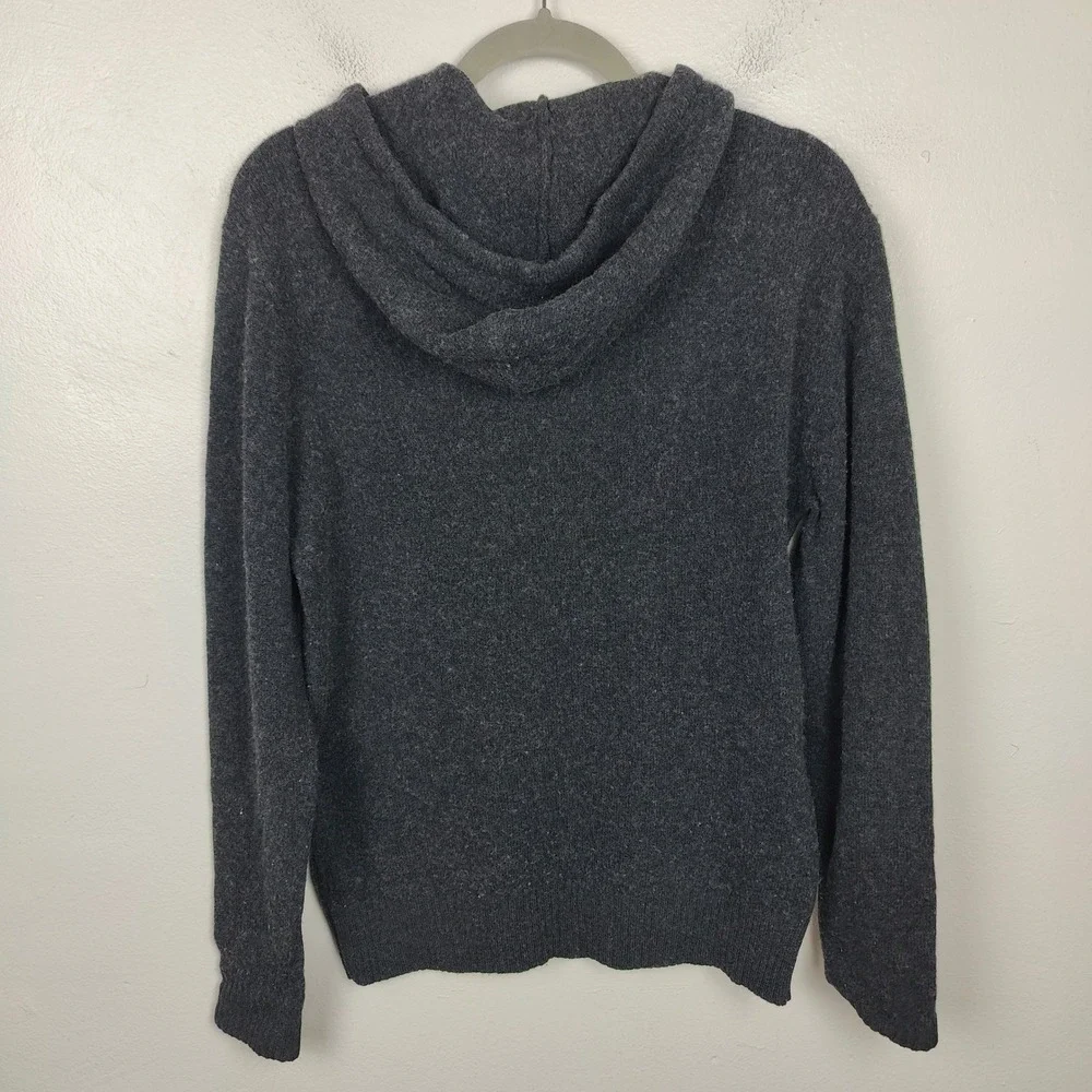 Everlane Felted Merino Hoodie Mens XS Charcoal Gray Pullover‎ Cozy Preppy